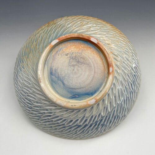 Porcelain Bowl With Carved Back - Image 2