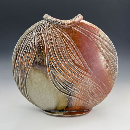 Round Stoneware Vase