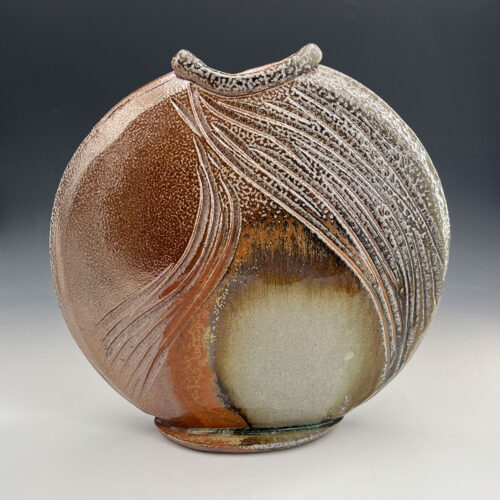Round Stoneware Vase - Image 2