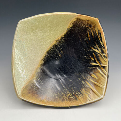 Small Square Stoneware Plate