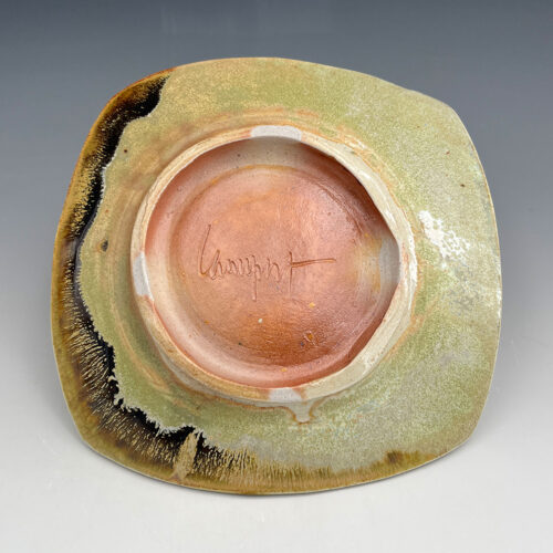 Small Square Stoneware Plate - Image 2