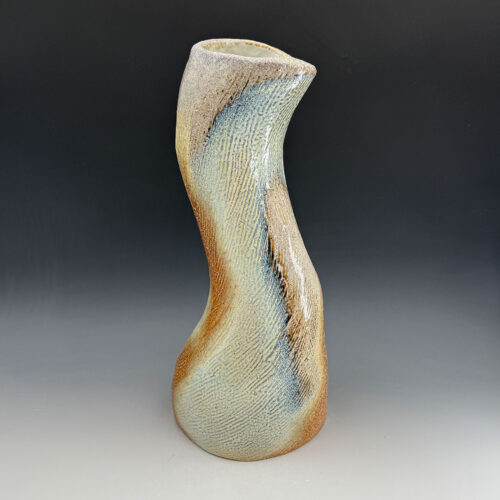 Tall Stoneware Vase
