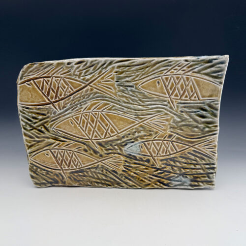 Stoneware Fish Tray