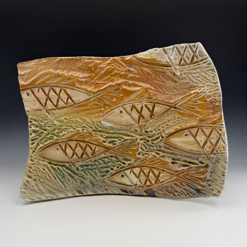 Stoneware Fish Tray